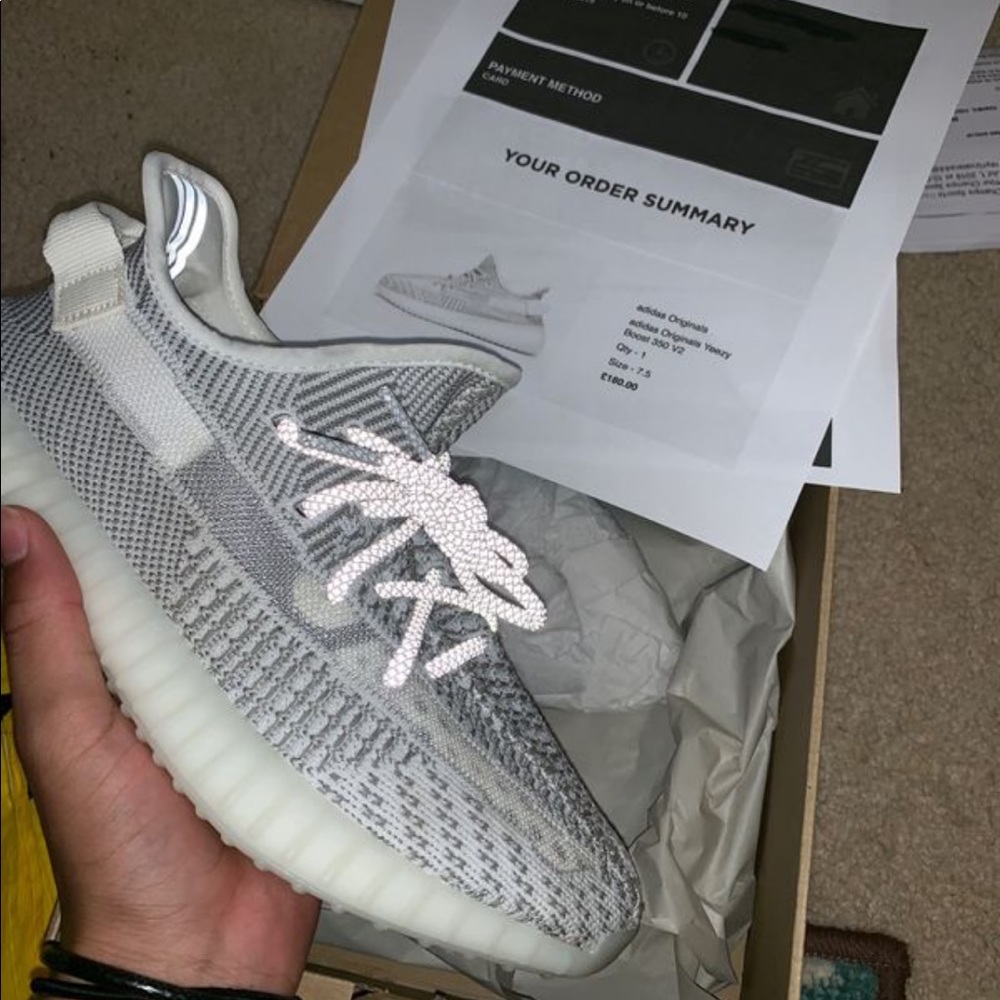 Yeezy static’s size 8 from Europe